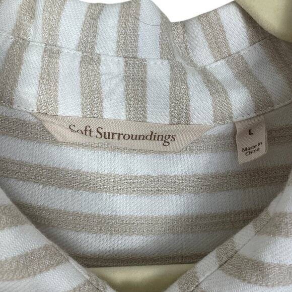 Soft Surroundings Standout Asymmetric Tunic Top Size Large Lagenlook Casual - Picture 11 of 15